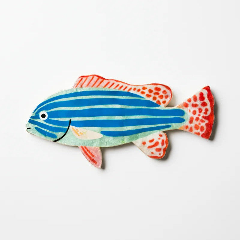 Wall Tile | 'Beach Club' Coral by Jones and Co. Australian Art Prints and Homewares. Green Door Decor. www.greendoordecor.com.au