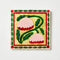 Wall Tile | 'Bloom Nouveau' Yellow Square by Jones and Co. Australian Art Prints and Homewares. Green Door Decor. www.greendoordecor.com.au