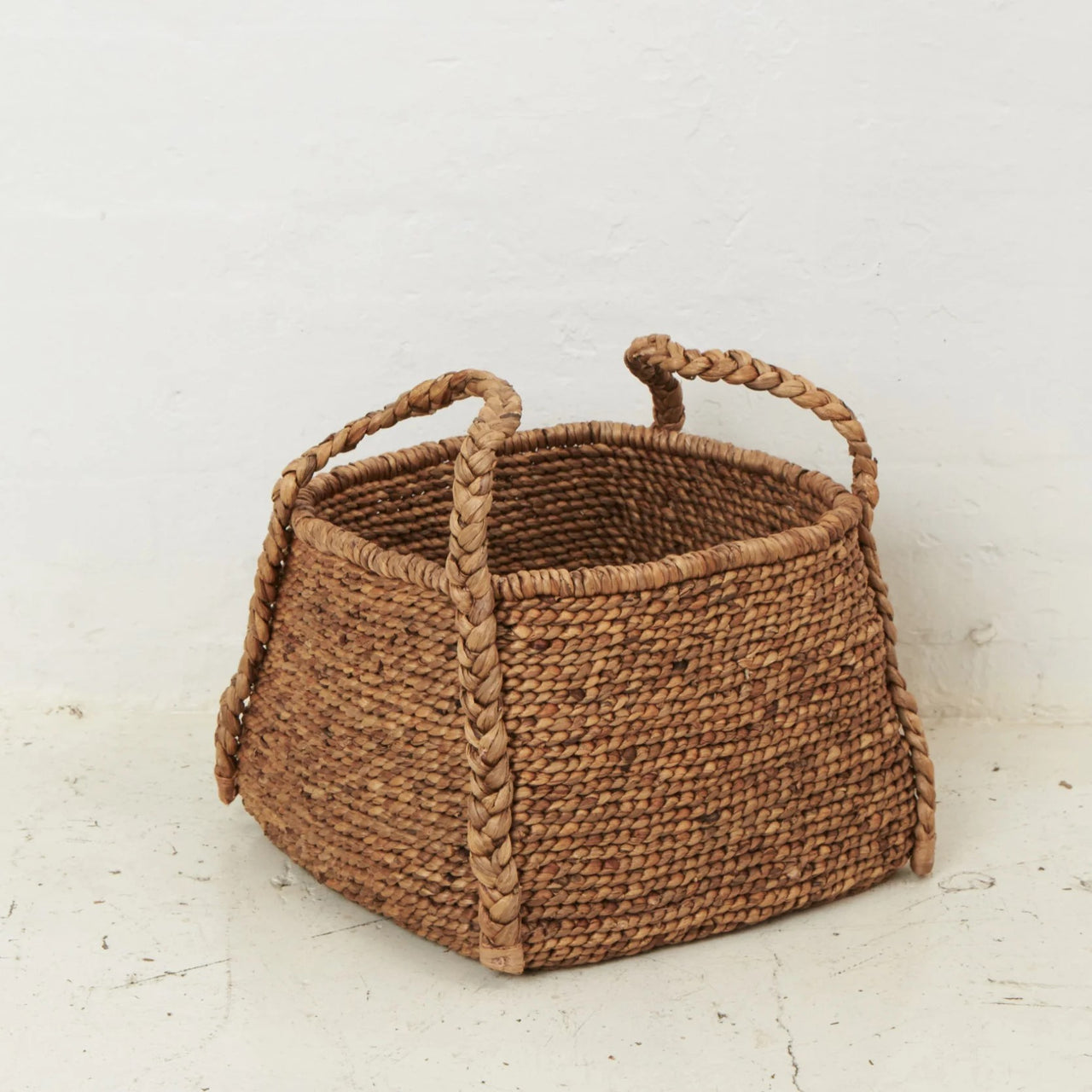 'Waterhyacinth' Rounded Square Basket by Inartisan. Australian Art Prints and Homewares. Green Door Decor. www.greendoordecor.com.au