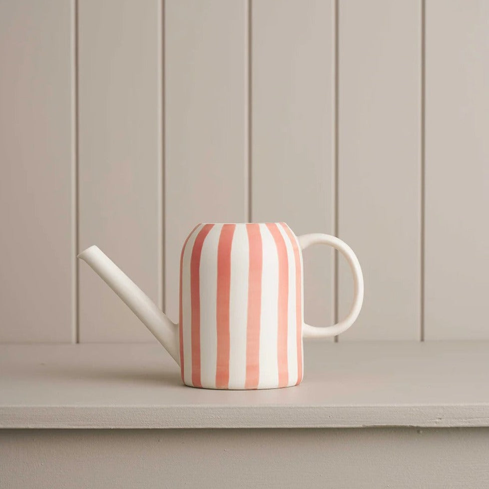 Watering Can | Coral Stripe by Robert Gordon. Australian Art Prints and Homewares. Green Door Decor. www.greendoordecor.com.au