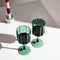 Wave Wine Glass Set | Teal by Fazeek. Australian Art Prints and Homewares. Green Door Decor. www.greendoordecor.com.au
