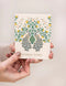'Wedding Wishes - Parrots' Card by Bespoke Letterpress. Australian Art Prints and Homewares. Green Door Decor. www.greendoordecor.com.au