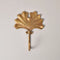 Wide Leaf Brass Hook by New Direction Imports. Australian Art Prints, Gifts, Fashion and Homewares. Green Door Decor. www.greendoordecor.com.au