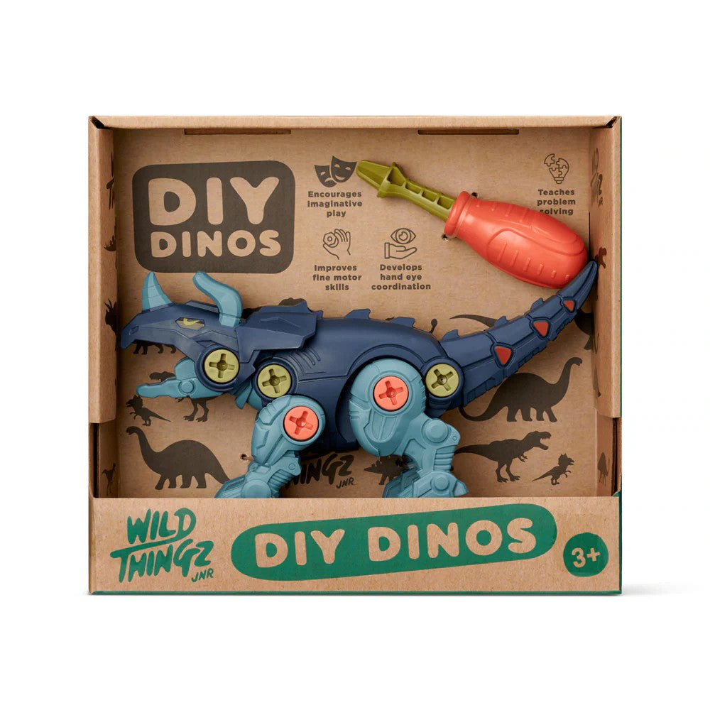Wild Thingz | DIY Dino | Triceratops | Johnco. Australian Art Prints and Homewares. Green Door Decor. www.greendoordecor.com.au