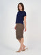 Wilde Bamboo Box Fit Tee | Navy by Lou Lou Australia. Australian Art Prints, Gifts, Fashion and Homewares. Green Door Decor. www.greendoordecor.com.au