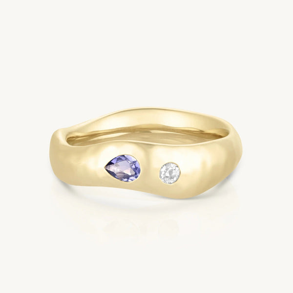 'Willa' Topaz Gold Ring | Various Sizes by ToniMay. Australian Art Prints, Fashion and Homewares. Green Door Decor. www.greendoordecor.com.au