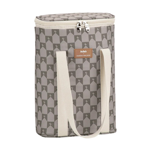 Holiday Wine Cooler Bag | Kollab X Karen Walker | Sage Monogram by Kollab. Australian Art Prints and Homewares. Green Door Decor. www.greendoordecor.com.au