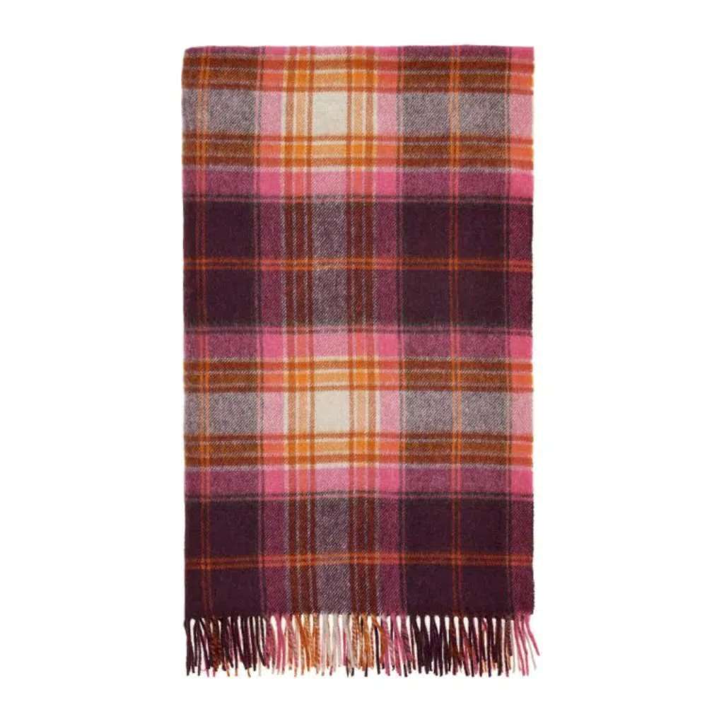 Bronte by Moon - Winterton Merino Throw | Burgundy. Australian Art Prints and Homewares. Green Door Decor. www.greendoordecor.com.au