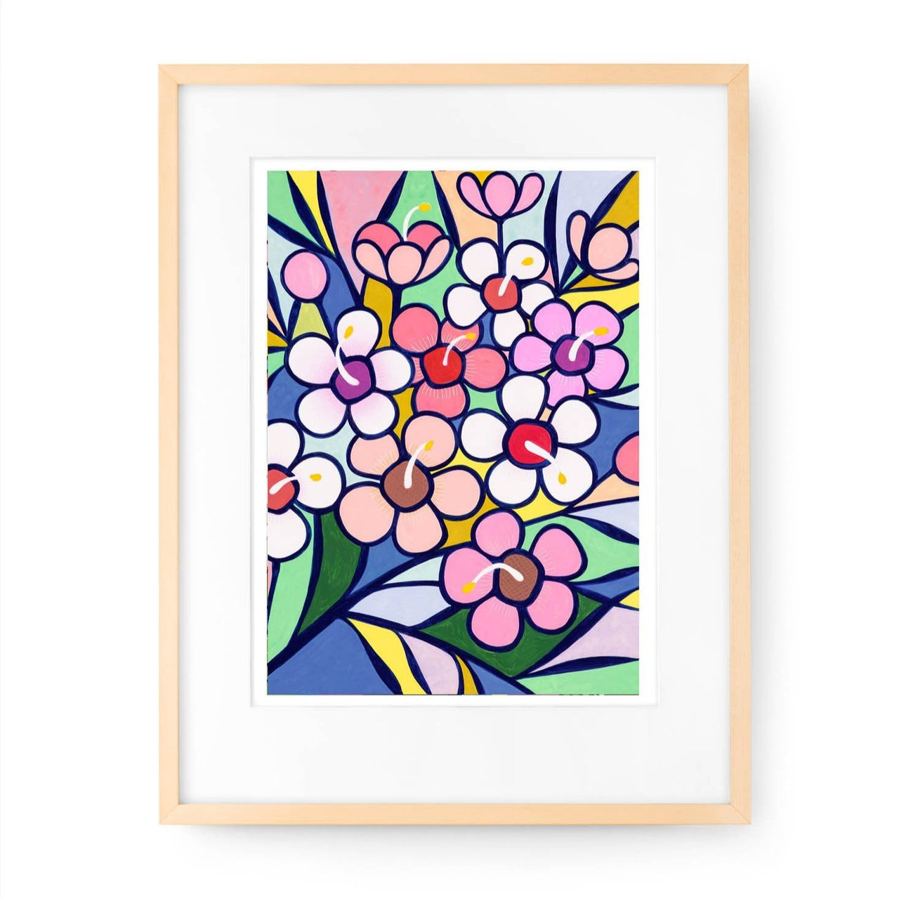 Wonderful Wax Flower limited edition print by Claire Ishino. Australian Art Prints and Homewares. Green Door Decor. www.greendoordecor.com.au