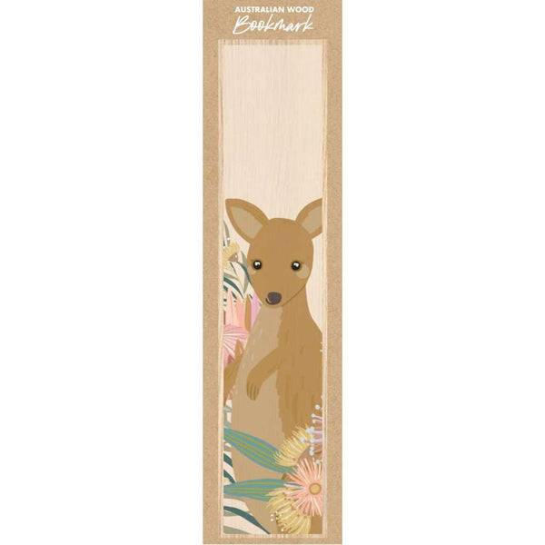 Wooden Bookmark - Christie Williams | Kangaroo by Aero Images. Australian Art Prints and Homewares. Green Door Decor. www.greendoordecor.com.au