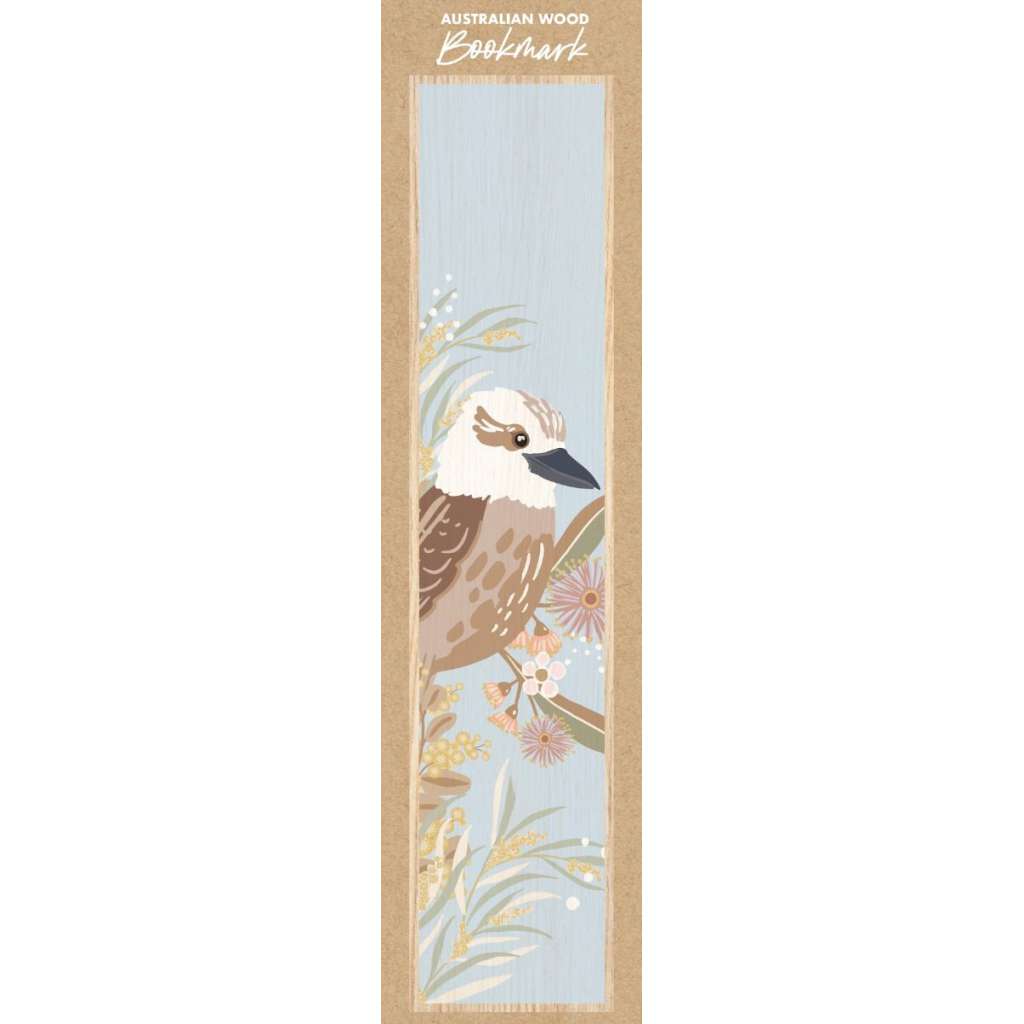 Wooden Bookmark - Christie Williams | Kookaburra by Aero Images. Australian Art Prints and Homewares. Green Door Decor. www.greendoordecor.com.au