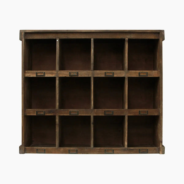 Wooden Cubby Wall Shelf | Large by French Country Collections. Australian Art Prints and Homewares. Green Door Decor. www.greendoordecor.com.au
