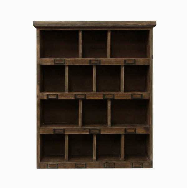 Wooden Cubby Wall Shelf | Small (In store collection only)
