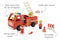 Wooden Fire Engine Play Set by Eleganter Australia. Australian Art Prints, Gifts, Fashion and Homewares. Green Door Decor. www.greendoordecor.com.au