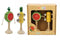 Wooden Fruit Musical Set | Watermelon & Pineapple by Eleganter Australia. Australian Art Prints, Gifts, Fashion and Homewares. Green Door Decor. www.greendoordecor.com.au