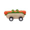 Wooden Pull Back Fast Food | Various Foods