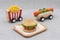 Wooden Pull Back Fast Food | Various Foods