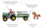 Wooden Tractor with Farm Animal | Green by Eleganter Australia. Australian Art Prints and Homewares. Green Door Decor. www.greendoordecor.com.au
