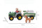 Wooden Tractor with Farm Animal | Green by Eleganter Australia. Australian Art Prints and Homewares. Green Door Decor. www.greendoordecor.com.au