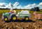 Wooden Tractor with Farm Animal | Green by Eleganter Australia. Australian Art Prints and Homewares. Green Door Decor. www.greendoordecor.com.au