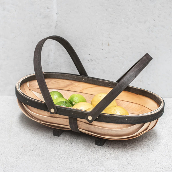 Wooden Trug Basket by Heaven in Earth. Australian Art Prints, Gifts, Fashion and Homewares. Green Door Decor. www.greendoordecor.com.au