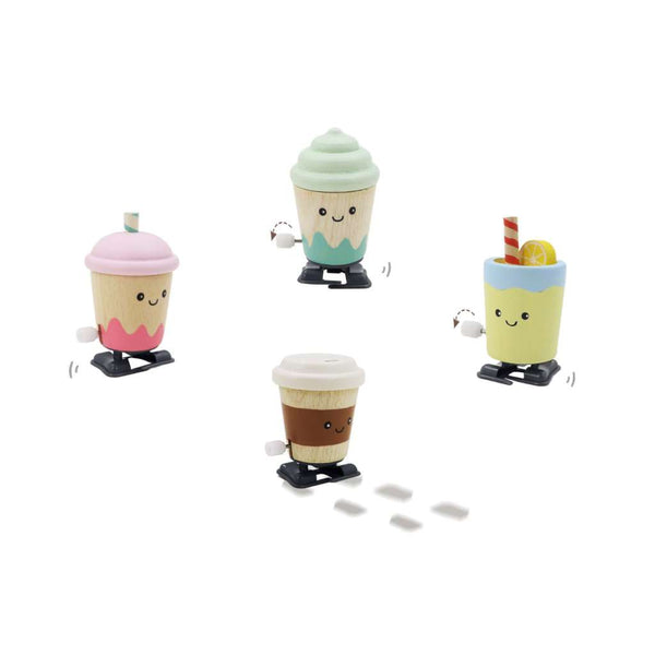 Wooden Wind Up Walking Drink | Various Drinks by Eleganter Australia. Australian Art Prints, Gifts, Fashion and Homewares. Green Door Decor. www.greendoordecor.com.au