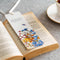 Woodlands Bookmark | Leschenaultia & Pomegarante by Bell Art. Australian Art Prints, Fashion and Homewares. Green Door Decor. www.greendoordecor.com.au