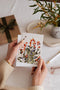 Woodlands Greeting Card | Holly Flame & Daisy by Bell Art. Australian Art Prints, Gifts, Fashion and Homewares. Green Door Decor. www.greendoordecor.com.au