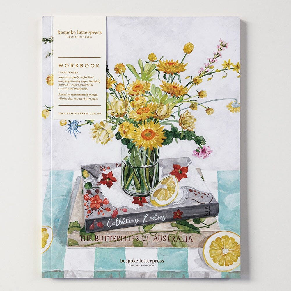 Workbook | Native Wildflowers by Bespoke Letterpress. Australian Art Prints and Homewares. Green Door Decor. www.greendoordecor.com.au