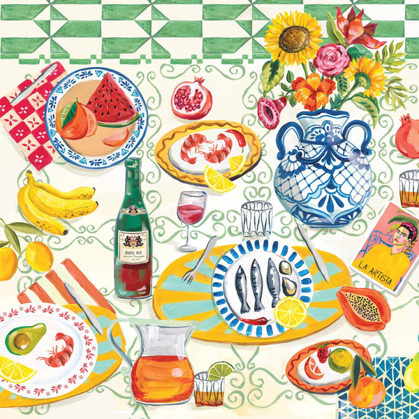 Gift Wrapping Paper | Life In Colour by La La Land. Australian Art Prints and Homewares. Green Door Decor. www.greendoordecor.com.au