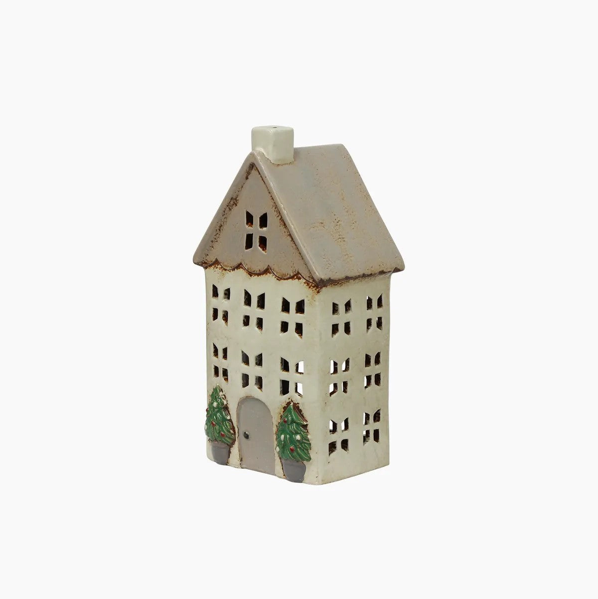 Alsace Tea Light House Stone With Pots Medium | Christmas Tea Light House by French Country Collection. Australian Art Prints and Homewares. Green Door Decor. www.greendoordecor.com.au