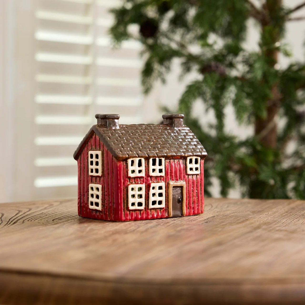 Nordgard Torp Red Cottage | Tea Light House by French Country Collections. Australian Art Prints, Gifts, Fashion and Homewares. Green Door Decor. www.greendoordecor.com.au
