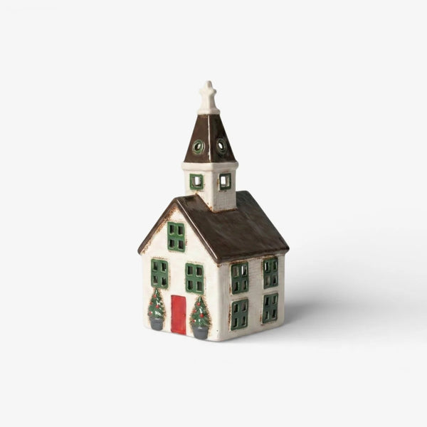 Nordgard Village Church | Tea Light House by French Country Collections. Australian Art Prints, Gifts, Fashion and Homewares. Green Door Decor. www.greendoordecor.com.au