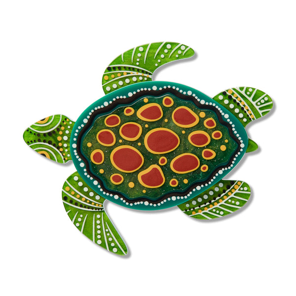 Yaunati Brooch | Erstwilder x Brooke Sutton. Australian Art Prints, Gifts, Fashion and Homewares. Green Door Decor. www.greendoordecor.com.au