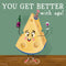 Greeting Card | Aged Cheese by La La Land. Australian Art Prints, Gifts, Fashion and Homewares. Green Door Decor. www.greendoordecor.com.au