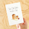 You're DimSimply The Best Dad | Greeting Card by Well Drawn. Australian Art Prints, Gifts, Fashion and Homewares. Green Door Decor. www.greendoordecor.com.au