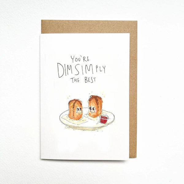 You're Dimsimply the Best | Greeting Card by Well Drawn. Australian Art Prints, Fashion and Homewares. Green Door Decor. www.greendoordecor.com.au