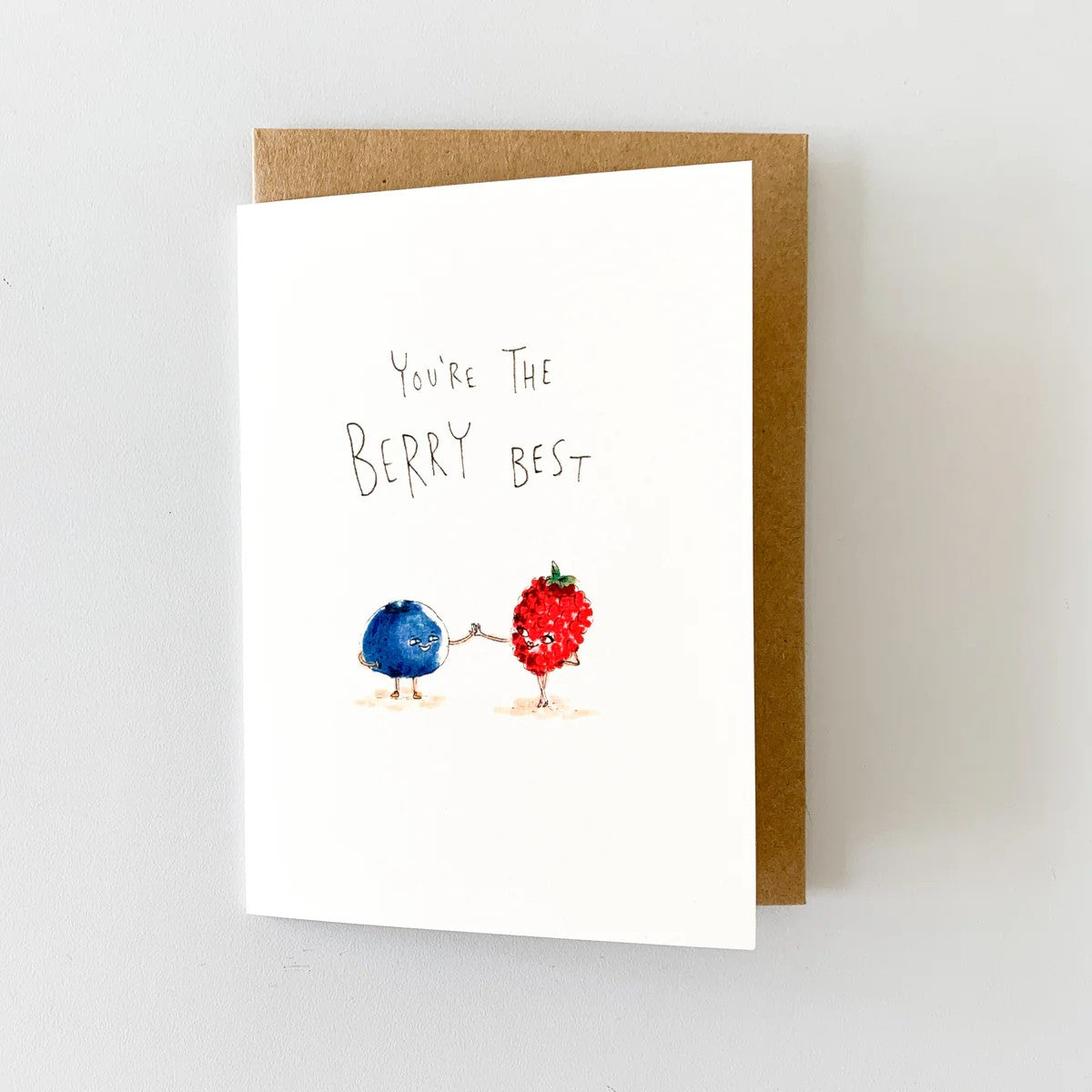You're The Berry Best | Greeting Card by Well Drawn. Australian Art Prints, Fashion and Homewares. Green Door Decor. www.greendoordecor.com.au