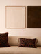 Linen Cushion (60x40cm) | Zebra Chocolate by Bonnie and Neil. Australian Art Prints, Fashion and Homewares. Green Door Decor. www.greendoordecor.com.au