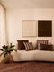 Linen Cushion (60x40cm) | Zebra Chocolate by Bonnie and Neil. Australian Art Prints, Fashion and Homewares. Green Door Decor. www.greendoordecor.com.au