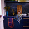 'Zelia' Stripe Tea Towel | Blue Jay by Sage and Clare. Australian Art Prints and Homewares. Green Door Decor. www.greendoordecor.com.au