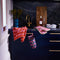 'Zelia' Stripe Tea Towel | Cosmos by Sage and Clare. Australian Art Prints and Homewares. Green Door Decor. www.greendoordecor.com.au