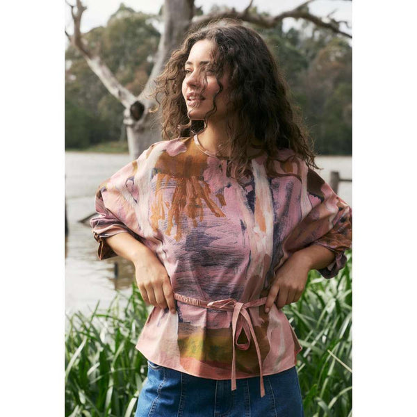 Zephyr Blouse | Full of Hope by Nancybird. Australian Art Prints, Fashion and Homewares. Green Door Decor. www.greendoordecor.com.au