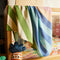 'Tommy' Baby Wrap by Sage and Clare. Australian Art Prints and Homewares. Green Door Decor. www.greendoordecor.com.au