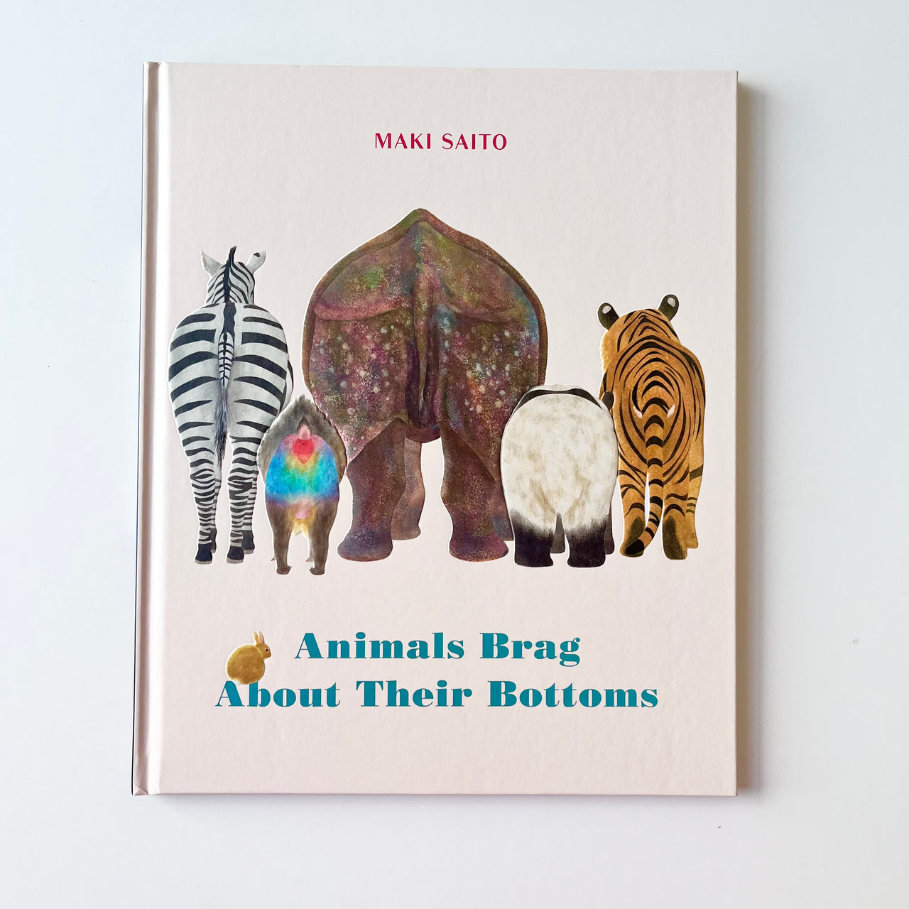 Animals Brag About Their Bottoms by Maki Saito. Australian Art Prints and Homewares. Green Door Decor. www.greendoordecor.com.au