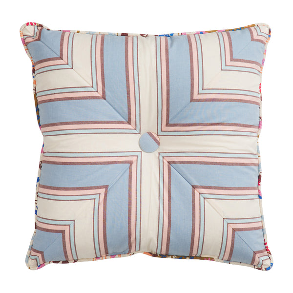 'Samode' Stripe Cushion | Blue Jean by Sage and Clare. Australian Art Prints and Homewares. Green Door Decor. www.greendoordecor.com.au