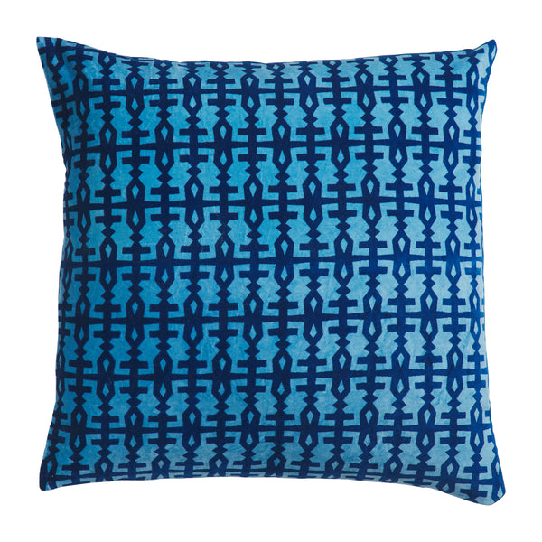 'Amata' Velvet Cushion | Blue Jean by Sage and Clare. Australian Art Prints and Homewares. Green Door Decor. www.greendoordecor.com.au