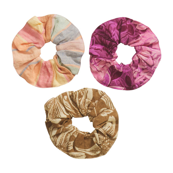 'Amber' Scrunchie Set by Sage and Clare. Australian Art Prints and Homewares. Green Door Decor. www.greendoordecor.com.au