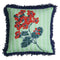 'Annette' Embroidered Cushion | Jade by Sage and Clare. Australian Art Prints and Homewares. Green Door Decor. www.greendoordecor.com.au