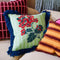 'Annette' Embroidered Cushion | Jade by Sage and Clare. Australian Art Prints and Homewares. Green Door Decor. www.greendoordecor.com.au